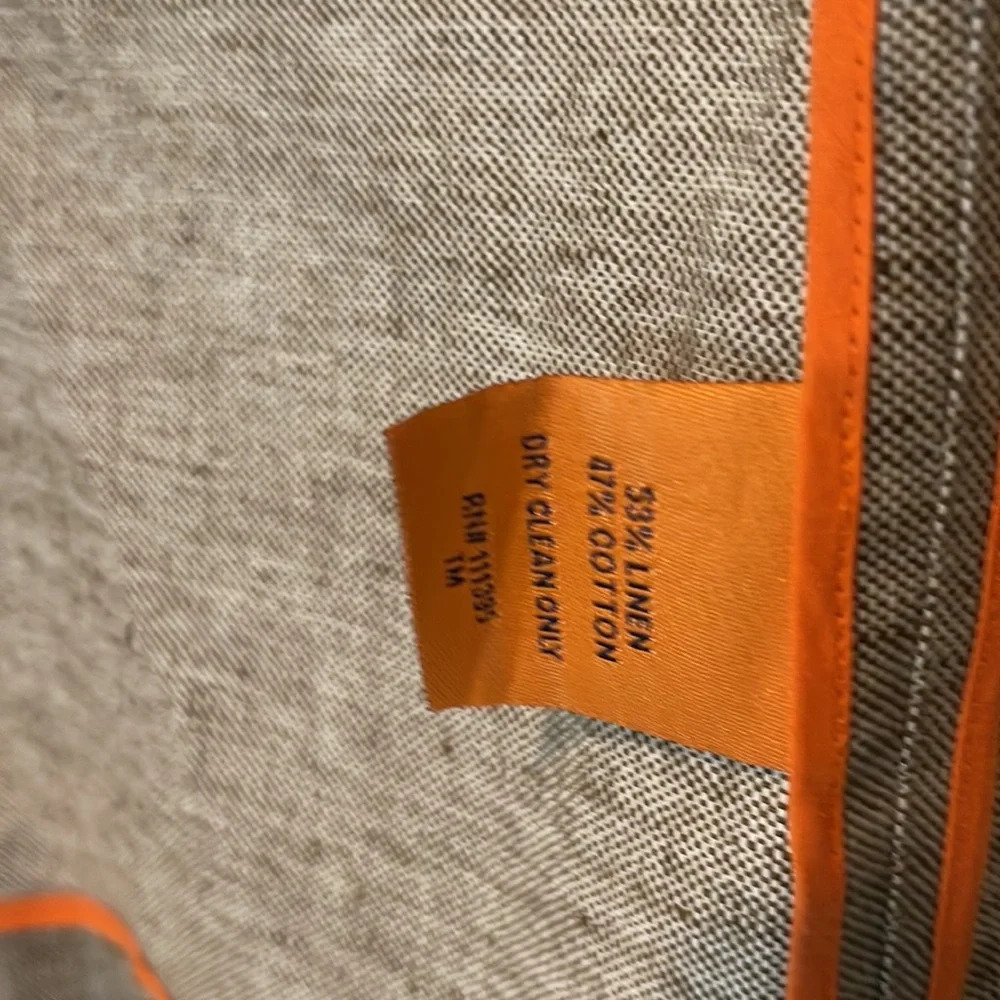 Tory Burch beige rain jacket fitted waterproof trench coat size Small - Picture 5 of 16